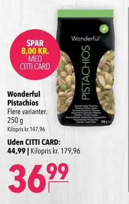 Citti Wonderful Pistachios tilbud