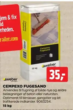jem & fix CEMPEXO FUGESAND tilbud