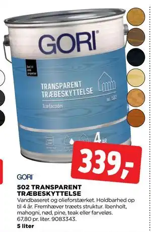 jem & fix 502 TRANSPARENT TRÆBESKYTTELSE tilbud
