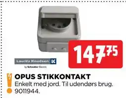 jem & fix OPUS STIKKONTAKT tilbud