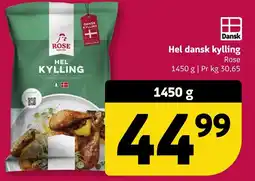 Løvbjerg Rose Hel dansk kylling tilbud