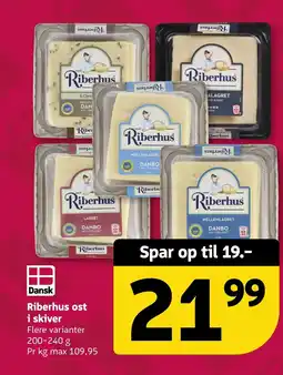 Løvbjerg Riberhus ost i skiver tilbud
