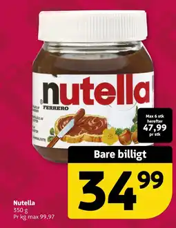 Løvbjerg Nutella tilbud