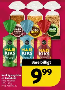 Løvbjerg Nordhty majskiks el. knækbrød tilbud