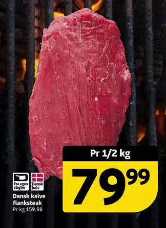 Løvbjerg Dansk kalve flanksteak tilbud