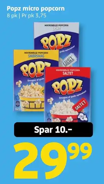 Løvbjerg Popz micro popcorn tilbud