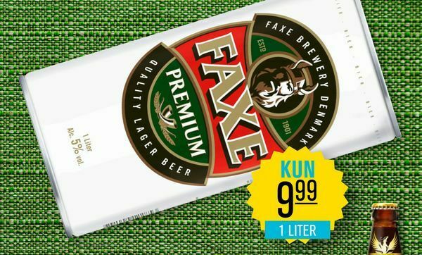 Faxe øl tilbud hos Priss