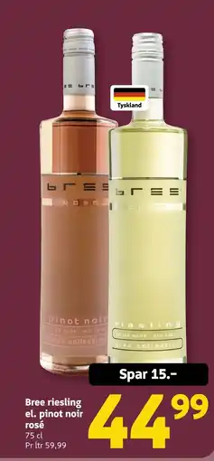Løvbjerg Bree riesling el. pinot noir rosé tilbud