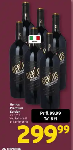 Løvbjerg Genius Premium Edition tilbud