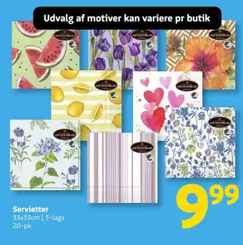Løvbjerg Servietter tilbud