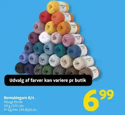 Løvbjerg Bomuldsgarn 8/4 tilbud