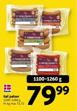 Løvbjerg Gøl pølser tilbud