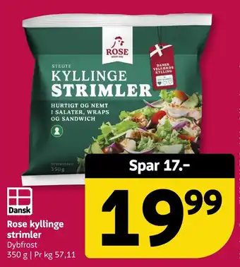 Løvbjerg Rose kyllinge strimler tilbud