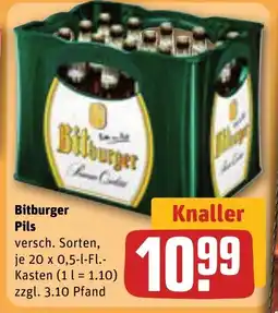 REWE DE Bitburger Pils tilbud