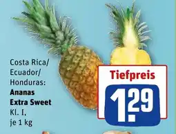 REWE DE Ananas Extra Sweet tilbud