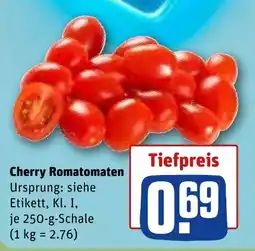 REWE DE Cherry Romatomaten tilbud