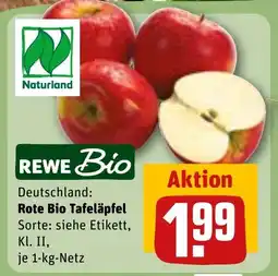 REWE DE Rote Bio Tafeläpfel tilbud