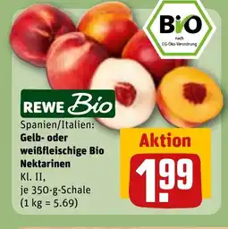 REWE DE Gelb- oder weißfleischige Bio Nektarinen tilbud