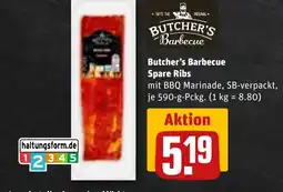 REWE DE Butcher's Barbecue Spare Ribs tilbud