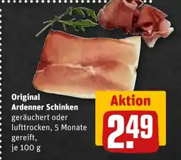 REWE DE Original Ardenner Schinken tilbud
