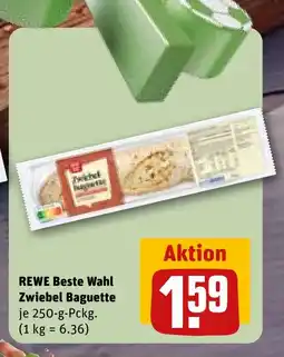 REWE DE REWE Beste Wahl Zwiebel Baguette tilbud