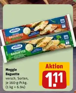 REWE DE MEGGLE Baguette tilbud