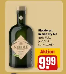 REWE DE Blackforest Needle Dry Gin tilbud