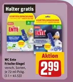 REWE DE WC ENTE Frische-Siegel tilbud