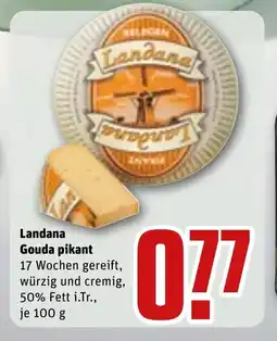 REWE DE LANDANA Gouda pikant tilbud