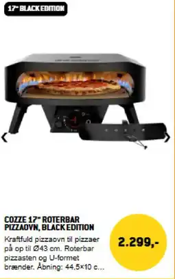 XL-BYG Cozze 17" roterbar pizzaovn, black edition tilbud