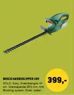 XL-BYG Bosch hækkeklipper 18v tilbud