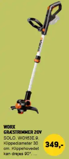 XL-BYG WORX Græstrimmer 20V tilbud