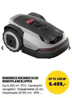 XL-BYG Roborock rockneo 0105 robotplæneklipper tilbud