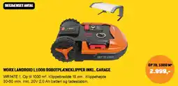 XL-BYG WORX LANDROID L1000 Robotplæneklipper inkl. garage tilbud