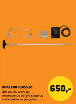 XL-BYG Napoleon rotisseri tilbud
