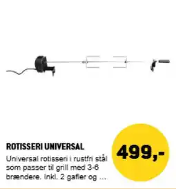 XL-BYG Rotisseri universal tilbud