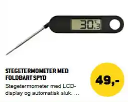 XL-BYG Stegetermometer med foldbart spyd tilbud