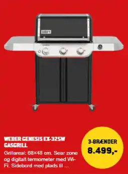 XL-BYG WEBER Genesis ex-325w gasgrill tilbud
