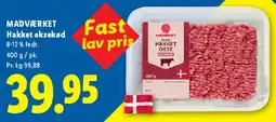 Lidl Hakket oksekød tilbud