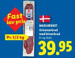 Lidl MADVÆRKET Grisemørbrad med bimbrød tilbud