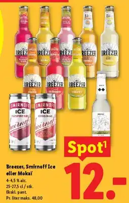 Lidl Breezer (flasker) tilbud