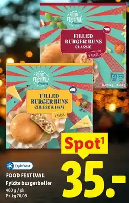 Lidl Fyldte burgerboller tilbud