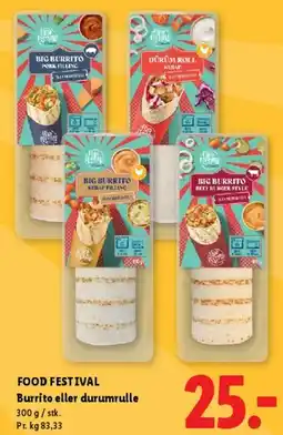 Lidl Burrito / Durumrulle tilbud