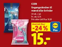 Lidl CIEN Engangsskraber tilbud