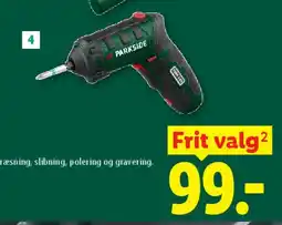 Lidl PARKSIDE – frit valg af små batteridrevne værktøjer tilbud