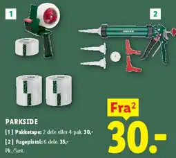 Lidl PARKSIDE Pakketape og fugepistol tilbud