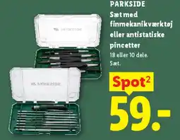 Lidl Sæt med finmekanikværktøj eller antistatiske pincetter tilbud