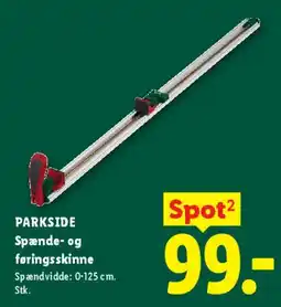 Lidl PARKSIDE Spænd- og føringsskinne tilbud