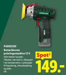 Lidl Batteridreven poleringsmaskine 12 V tilbud
