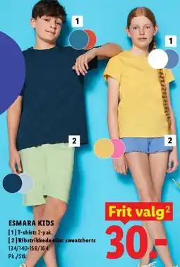 Lidl ESMARA KIDS tøj tilbud